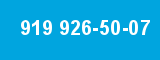 919 926-50-07 919 926-50-07